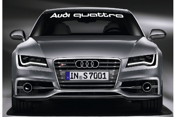 Decal to fit Audi quattro windscreen striscia decal 950 mm