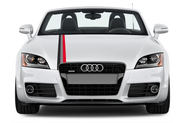 Aufkleber passend für Audi Motorsport Rally streifen Aufkleber 10cm x 125cm