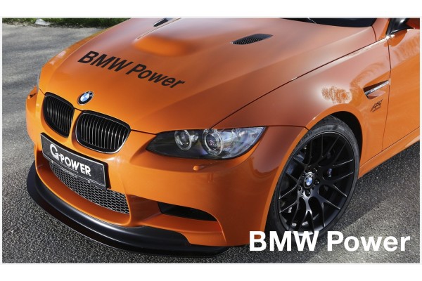 Aufkleber passend für BMW Power Haubenaufkleber 950mm