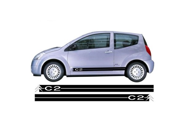 Decal to fit Citroen C2 side decal sticker stripe kits