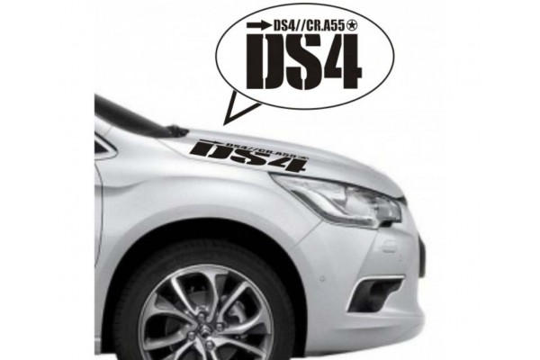 Decal to fit Citroen DS4 bonnet graphics full decal kit