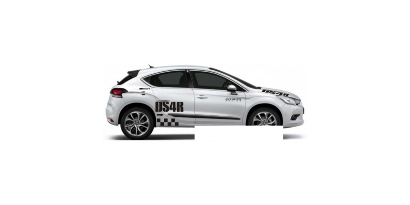 Decal to fit Citroen DS4r side graphics full decal kit