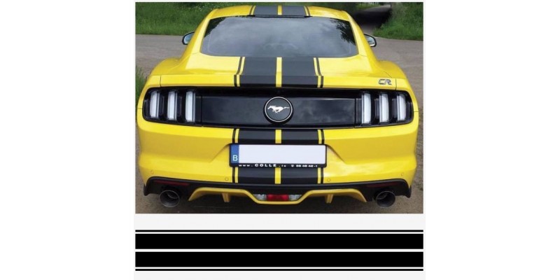 Decal to fit Mustang Racing stripes 534mm x 1980mm 3pcs.