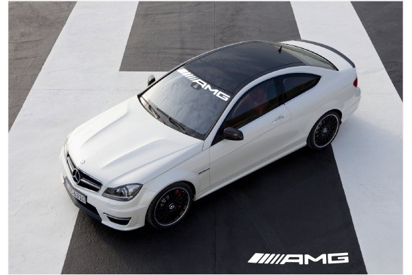 Decal to fit Mercedes Benz AMG windscreen decal – new logo 950mm