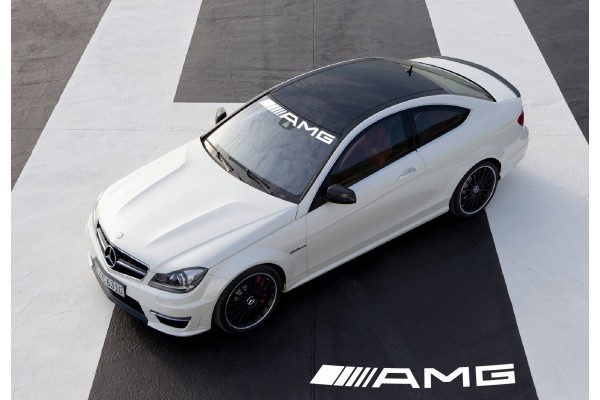 Decal to fit Mercedes Benz AMG windscreen decal 950mm