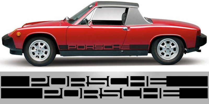 Aufkleber passend für Porsche 914 Vinyl Decal Side Stripe Graphics