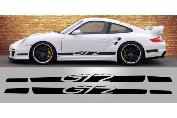Decal to fit Porsche 911 GT2 Script Side Decal Graphic
