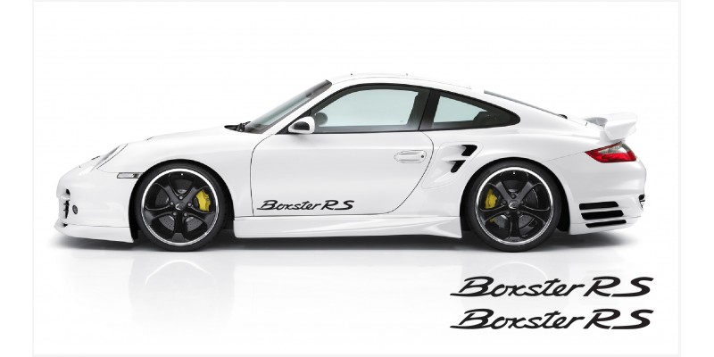Aufkleber passend für Porsche Boxster RS Seitenaufkleber 700mm 2Stk. Satz
