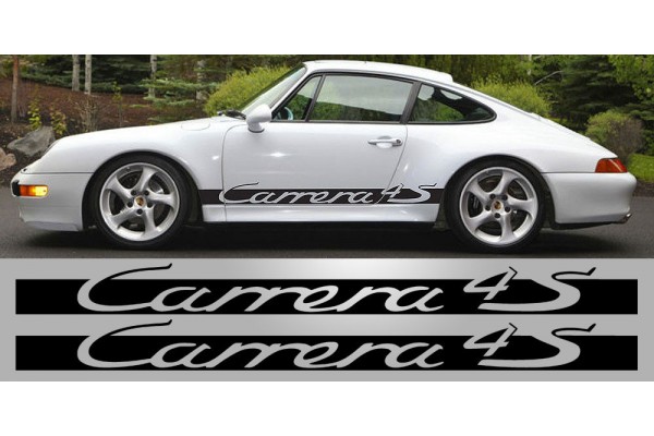 Decal to fit Porsche 911 Carrera 4S Script Side Decal Graphic