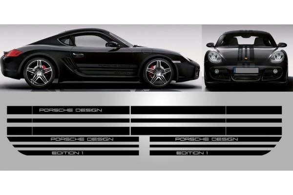 Decal to fit Cayman 987 Edition 1 Full Decal Package