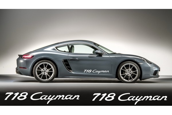 Decal to fit Porsche 718 Cayman Decal Set 2Pcs, 700mm