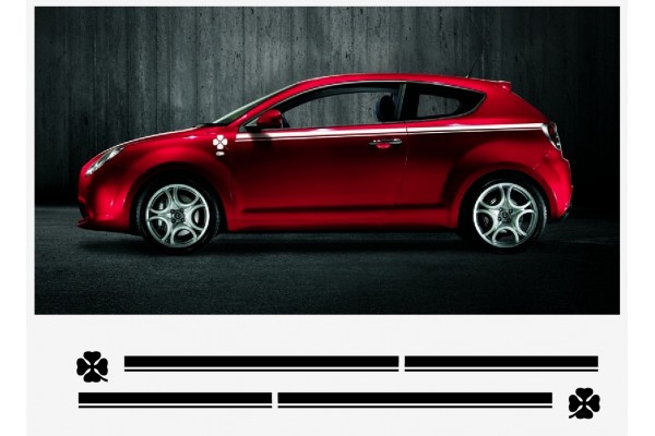 Decal to fit Alfa Romeo Mito decal side decal set 2 pcs. L+R