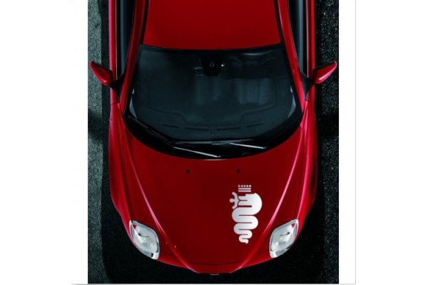 Decal to fit Alfa Romeo snake Biscione decal windscreen 48cm