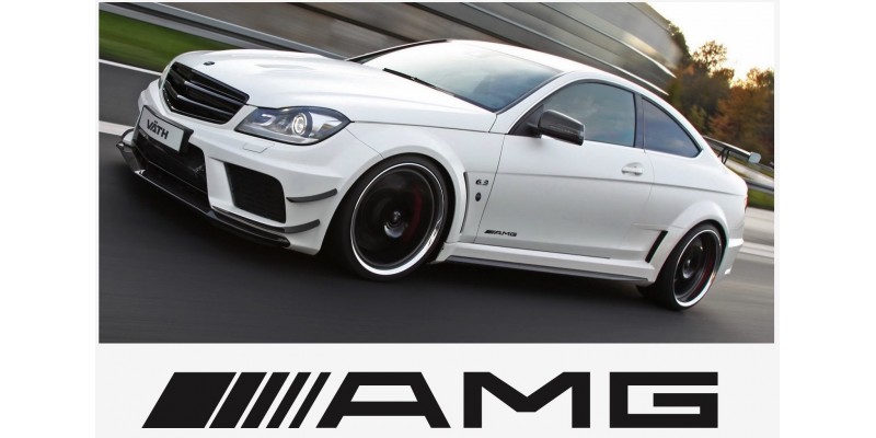 Aufkleber passend für AMG Mercedes Seitenaufkleber 2 Stk. 220mm