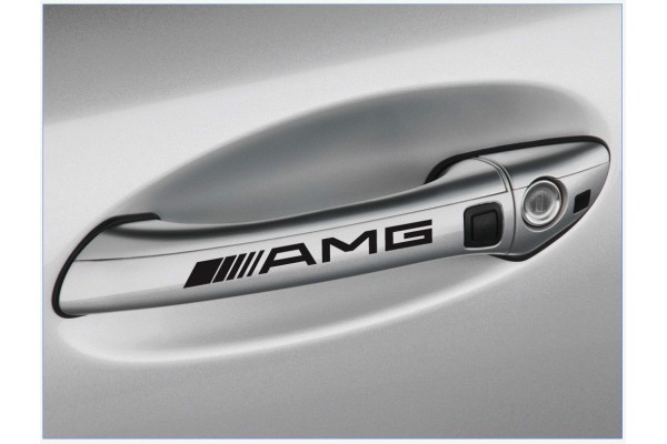 Decal to fit AMG Mercedes maniglia decal 4 pcs. 120mm
