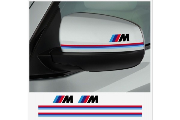 Aufkleber passend für BMW M Performance Aussenspiegel Aufkleber