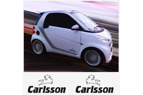 Decal to fit Carlsson side decal 2 pcs. 20 cm