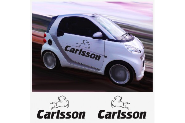 Decal to fit Carlsson side decal 2 pcs. 80 cm