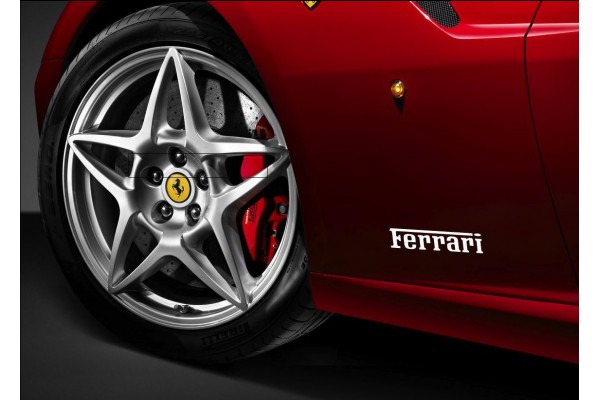 Decal to fit Ferrari side decal 22 cm x 5 cm 2 pcs.