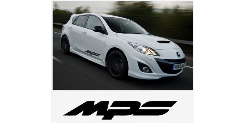 Aufkleber passend für Mazda MPS Seitenaufkleber Aufkleber Satz 800mm