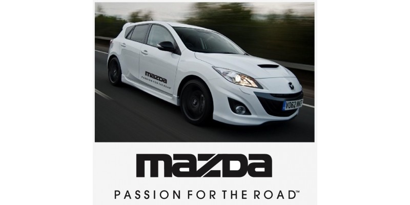 Aufkleber passend für Mazda passion for the road Seitenaufkleber Aufkleber Satz 800mm