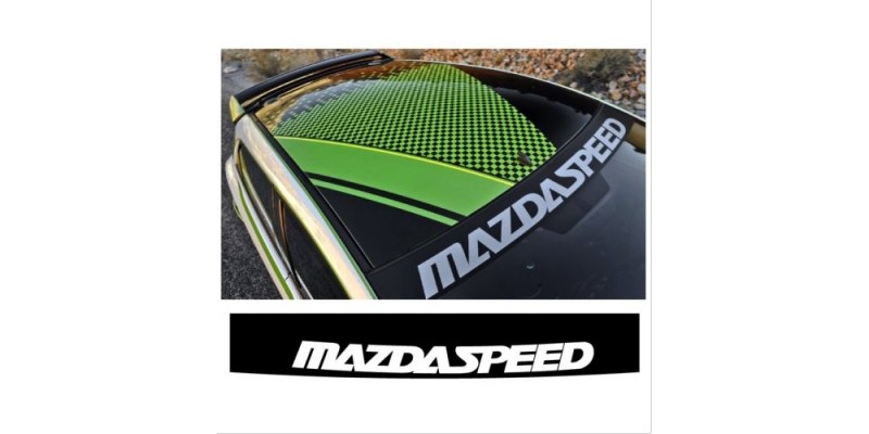 Aufkleber passend für Mazda Speed Frontscheiben Sonnenblendstreifen Aufkleber