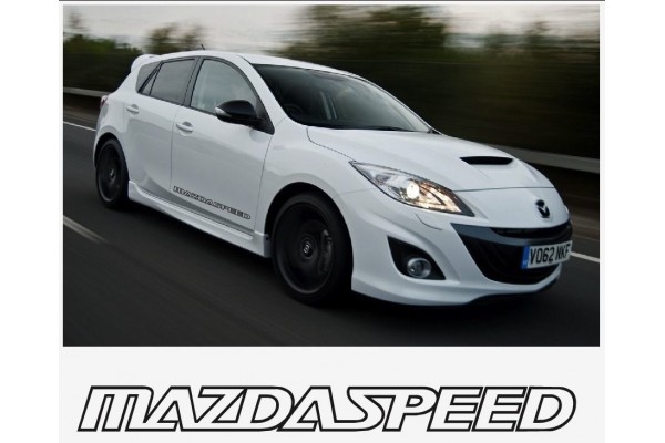 Decal to fit Mazda Speed side decal set 800mm