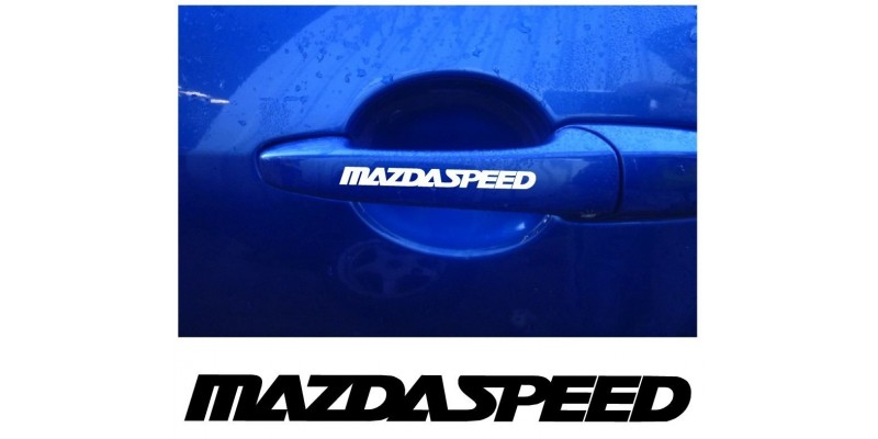 Aufkleber passend für Mazda Speed Türgriff Aufkleber 4 Stk.