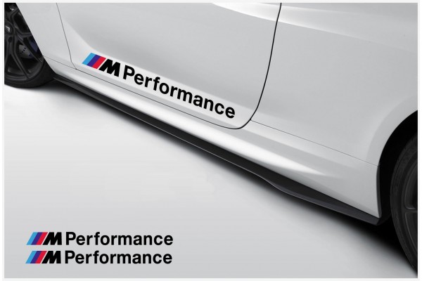 Decal to fit BMW M Performance side Decal 1000mm 2 pcs. set