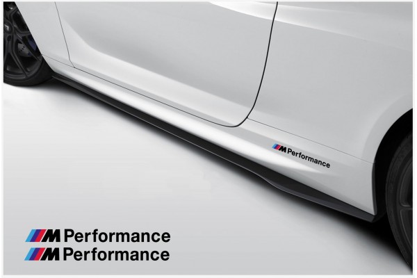 Decal to fit BMW M Performance side Decal 200mm 2 pcs. set