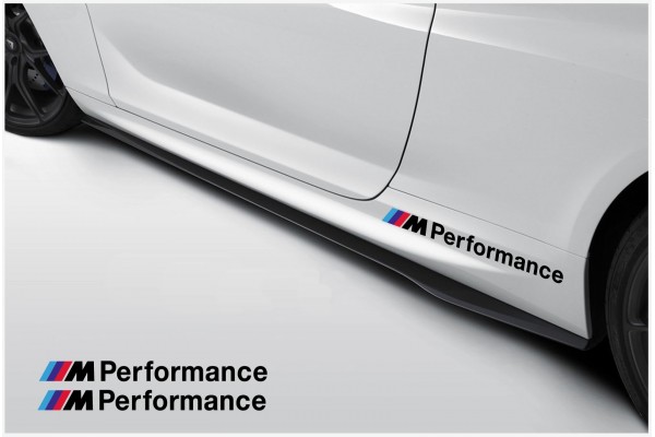 Decal to fit BMW M Performance side Decal 500mm 2 pcs. set