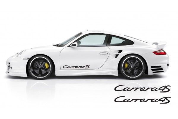 Decal to fit Porsche Carrera 4S side decal 2pcs, set 700mm