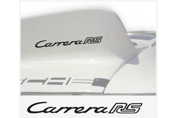 Aufkleber passend für Porsche Carrera RS Heckaufkleber Aufkleber 220mm Neu