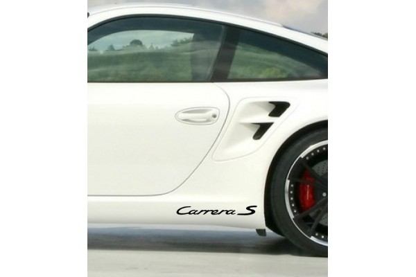 Decal to fit Porsche Carrera S side decal 30cm 2pcs. set