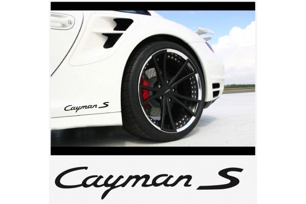 Decal to fit Porsche Cayman S side decal 20cm 2pcs. set