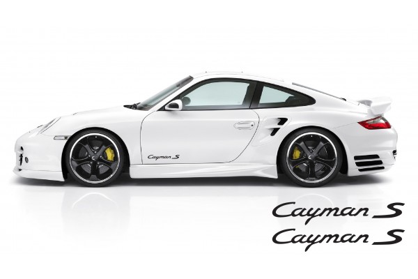 Decal to fit Porsche Cayman S side decal 2pcs, set 350mm