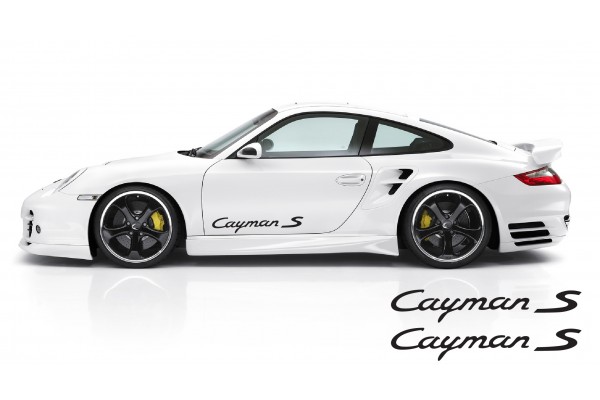 Decal to fit Porsche Cayman S side decal 2pcs, set 700mm