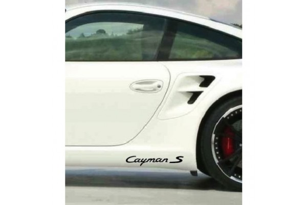 Decal to fit Porsche Cayman S side decal 30cm 2pcs. set