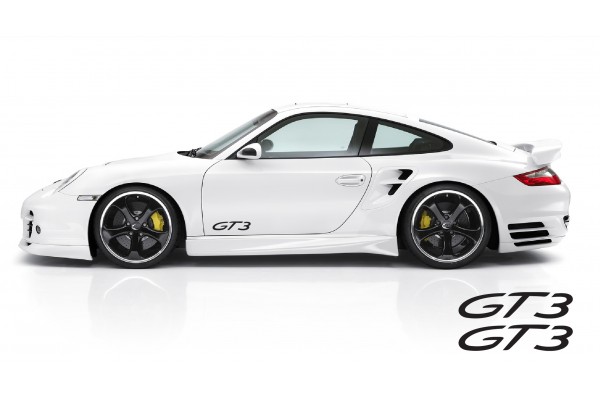 Decal to fit Porsche GT3 side decal 2pcs, set 300mm