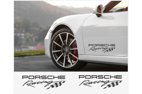 Decal to fit Porsche Racing side decal 50cm 2pcs. set