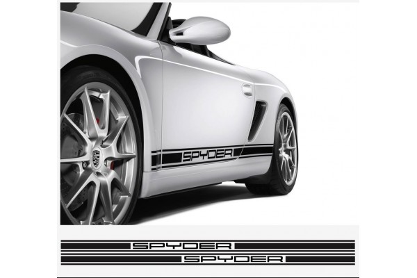 Decal to fit Porsche Spyder side decal