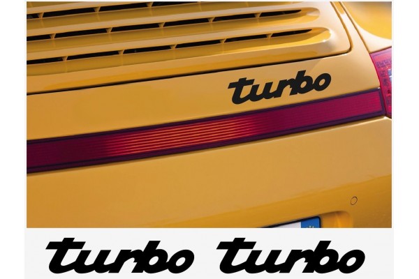 Aufkleber passend für Porsche Turbo 1977 Heckaufkleber Aufkleber 220mm