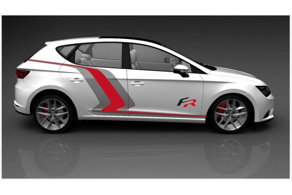 Decal to fit Seat Leon FR side decal set