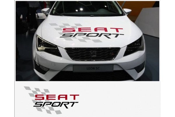 Decal to fit Seat Sport bonnet decal 76cm