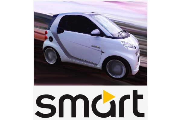 Decal to fit Smart Logo side decal 2 pcs. set 20cm