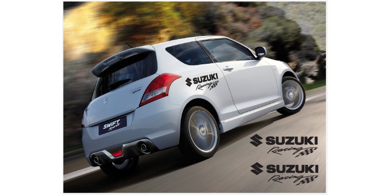 Decal to fit Suzuki Swift Racing side decal  2 Pcs. set 500mm