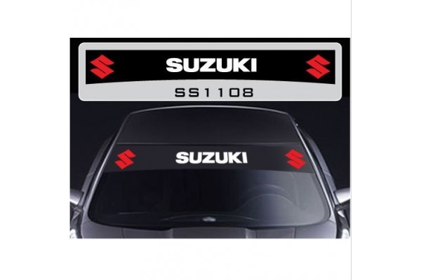 Decal to fit Suzuki windscreen sun stripe decal