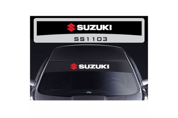 Decal to fit Suzuki windscreen sun stripe decal