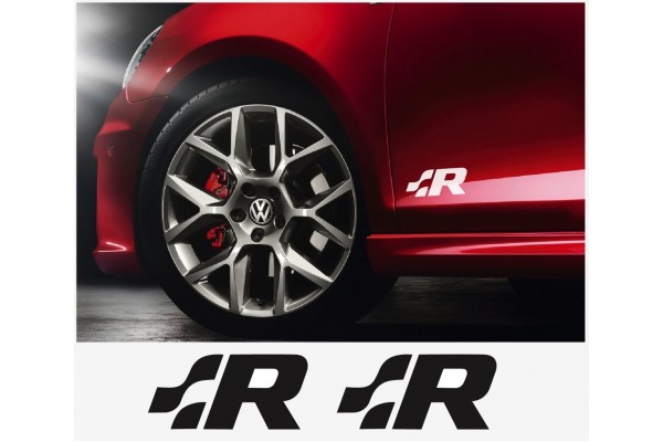 Decal to fit VW R side decal set Golf Lupo Polo R32