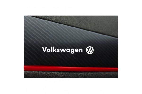 Aufkleber passend für VW Volkswagen Aufkleber 2 Stk. 120mm